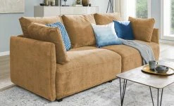 switch Big Sofa Italia | Rehbraun (Braun-Gold)