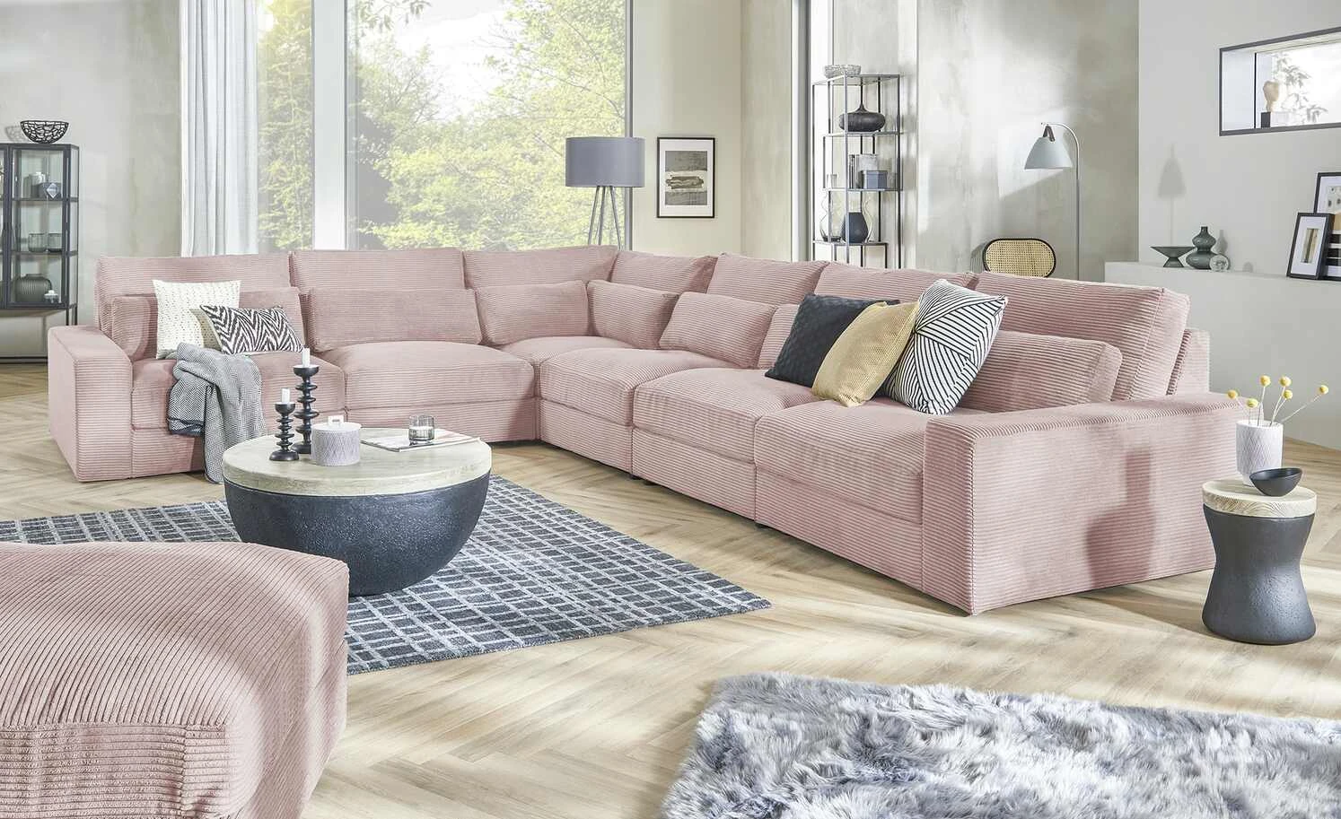 Ecksofa Branna | Rose (Rosa) rechts 3 Ecksofa Branna | Rose (Rosa) rechts