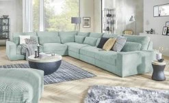 Ecksofa Branna | Mint rechts