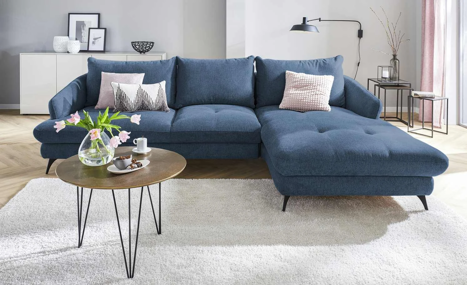 switch Ecksofa Futuro | Blau (Dunkelblau) rechts ohne 3 switch Ecksofa Futuro | Blau (Dunkelblau) rechts ohne