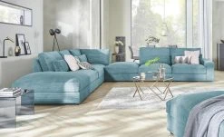 Ecksofa Branna | Petrol rechts