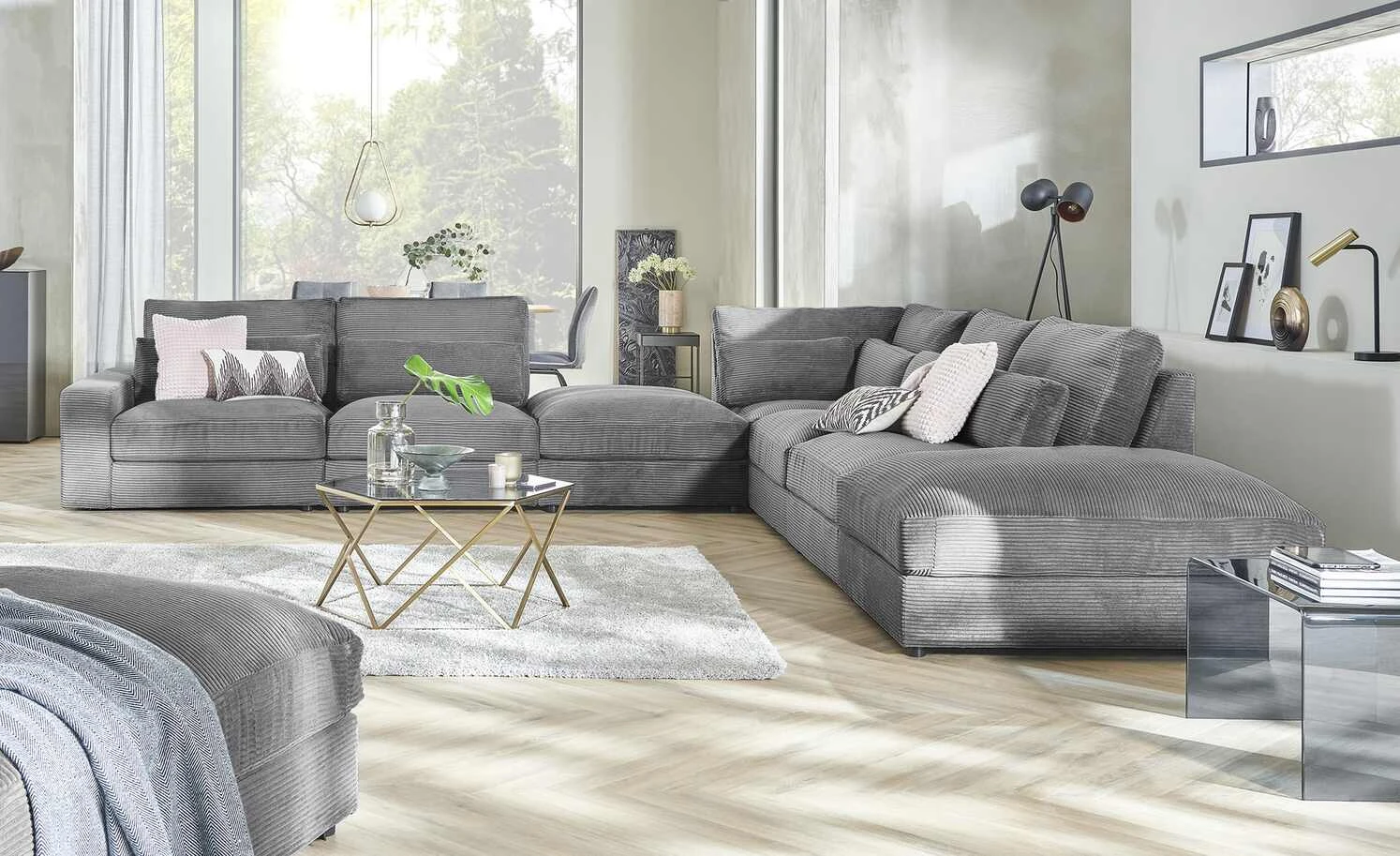 Ecksofa Branna | Anthrazit links 3 Ecksofa Branna | Anthrazit links