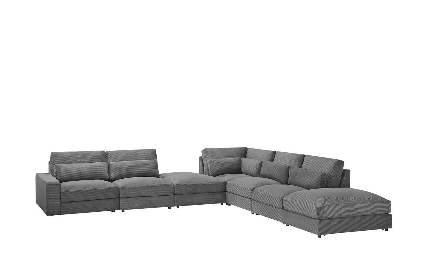 Ecksofa Branna | Anthrazit links 4 Ecksofa Branna | Anthrazit links – Bild 2