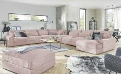 Wohnlandschaft Branna | Rosé (Rosa) rechts