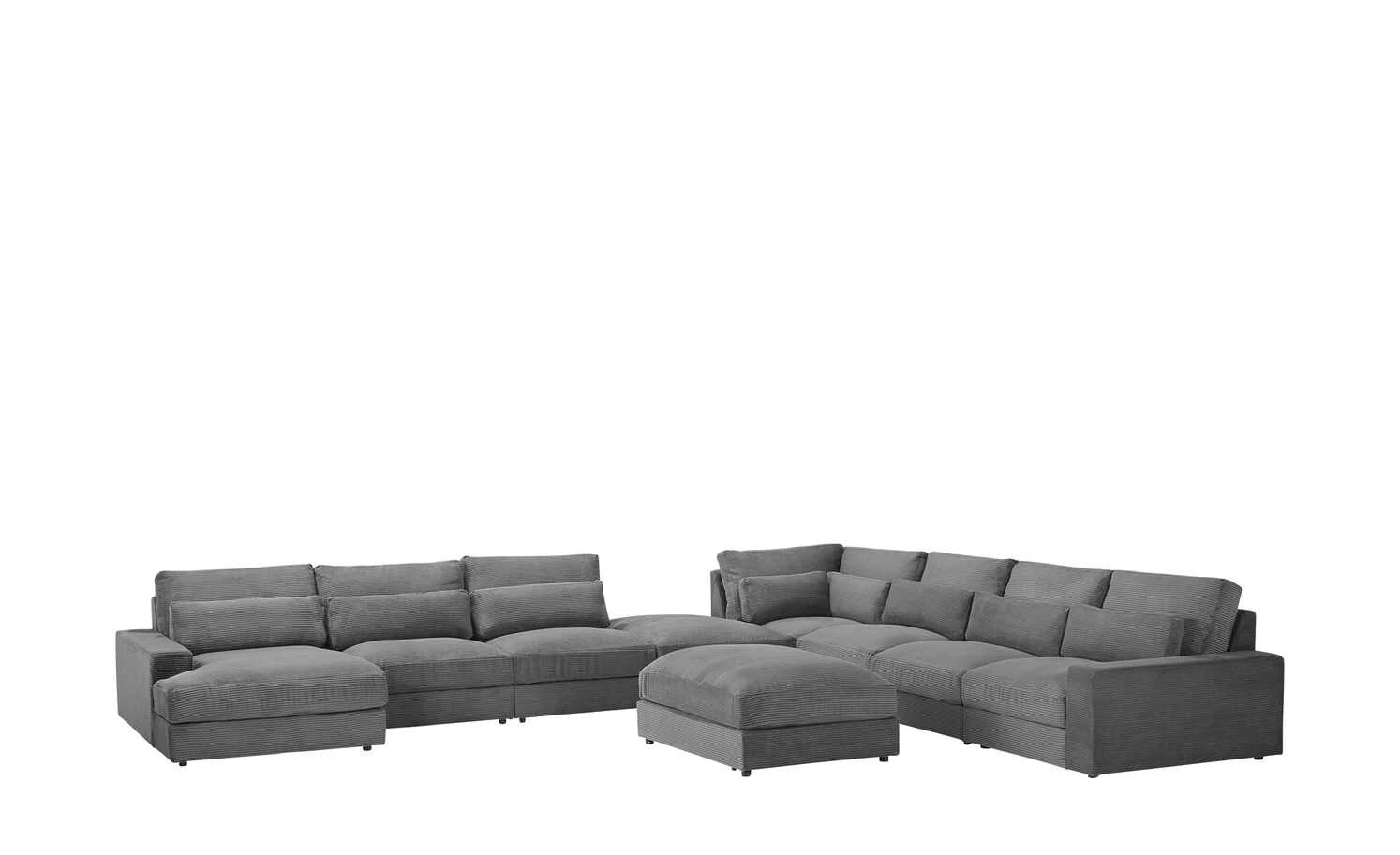 Wohnlandschaft Branna | Anthrazit links 6 Wohnlandschaft Branna | Anthrazit links – Bild 4