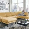 meinSofa Wohnlandschaft Mike | Vanilla (Gelb) rechts Erweiterte Funktion