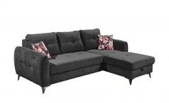 Ecksofa Rene | Schwarz (Dunkelgrau) -Sofas Verkaufsladen 29402104 4 202207221302
