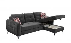 Ecksofa Rene | Schwarz (Dunkelgrau) -Sofas Verkaufsladen 29402104 6 202207221302