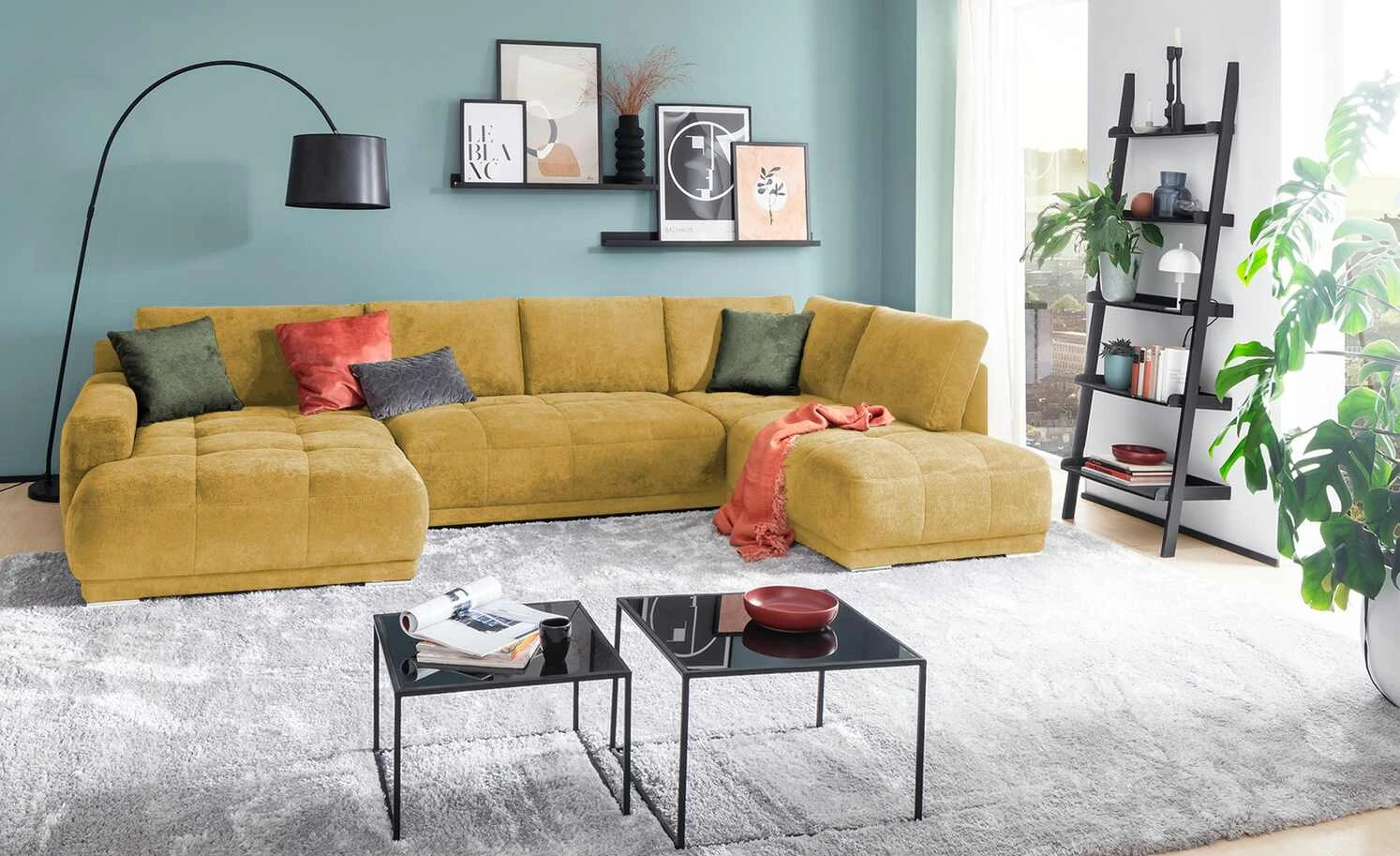 bobb Wohnlandschaft Kerrin | Curry (Gelb) rechts 3 bobb Wohnlandschaft Kerrin | Curry (Gelb) rechts