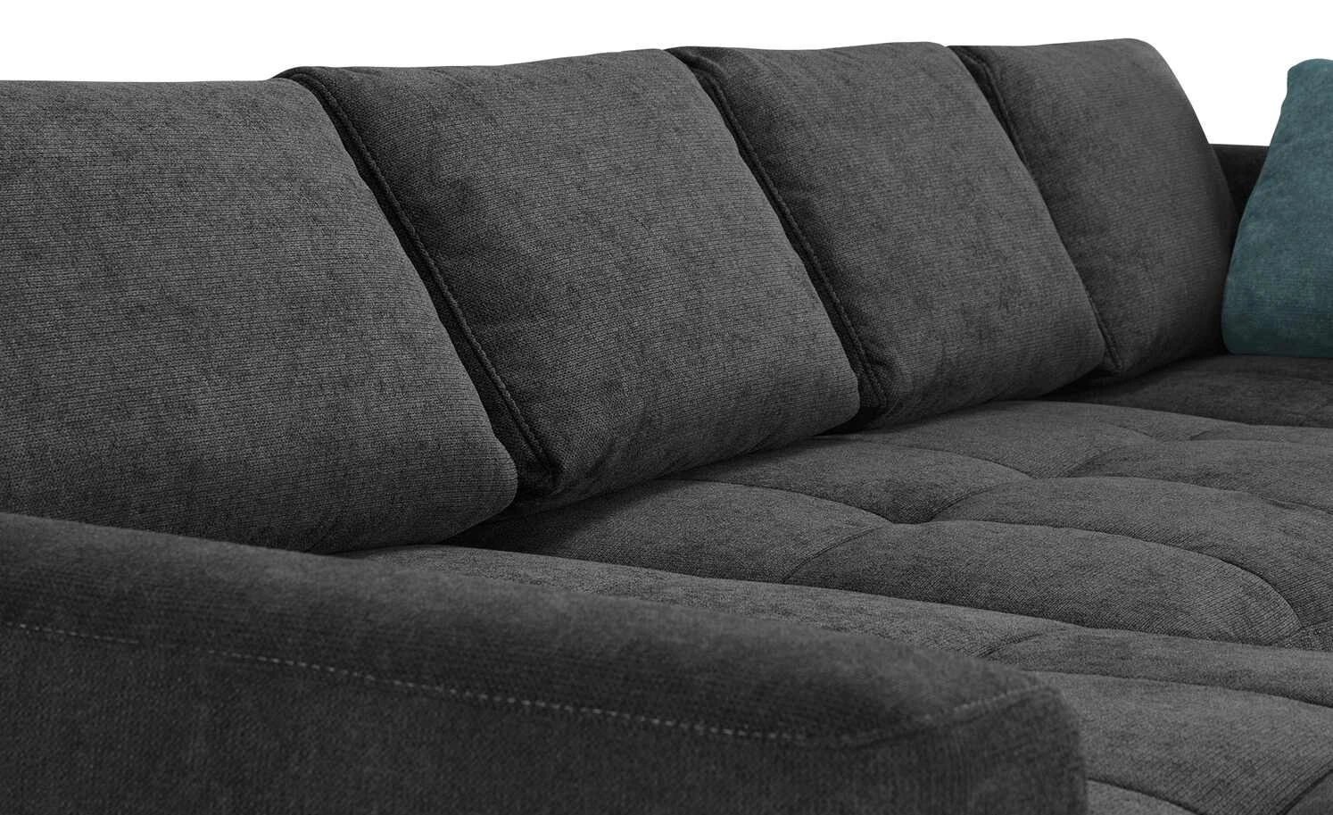 bobb Wohnlandschaft Kerrin | Schwarz links 15 bobb Wohnlandschaft Kerrin | Schwarz links – Bild 13