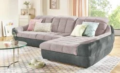 switch Ecksofa Infinity | Altrosa (Rosa-Grau) rechts Grundfunktion