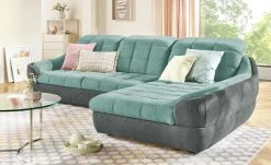switch Ecksofa Infinity | Türkis rechts Grundfunktion
