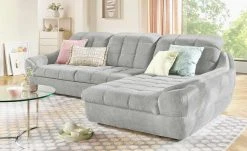 switch Ecksofa Infinity | Silber (Hellgrau) rechts Erweiterte Funktion