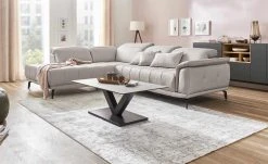 uno Ecksofa Palermo | Ice (Hellgrau) links