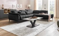 uno Ecksofa Palermo | Schwarz rechts