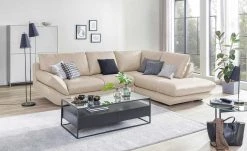 uno Ecksofa Sardegna | Ecru (Beige-Grau) rechts