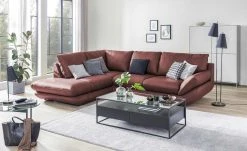 uno Ecksofa Sardegna | Bordeaux (Dunkelrot) links