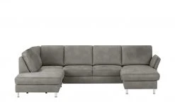 Mein Sofa bold Wohnlandschaft Veit | Platin (Hellgrau) links ohne