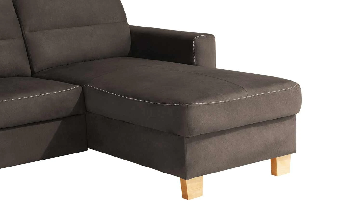 uno Wohnlandschaft mit Schlaffunktion Vito | Dunkelbraun links ohne 6 uno Wohnlandschaft mit Schlaffunktion Vito | Dunkelbraun links ohne – Bild 4