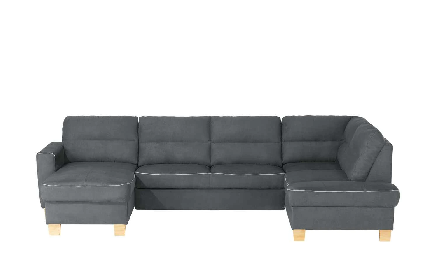 uno Wohnlandschaft mit Schlaffunktion Vito | Anthrazit rechts ohne 4 uno Wohnlandschaft mit Schlaffunktion Vito | Anthrazit rechts ohne – Bild 2