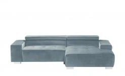 switch Ecksofa Atlanta | Eisblau (Blau-Grau) rechts