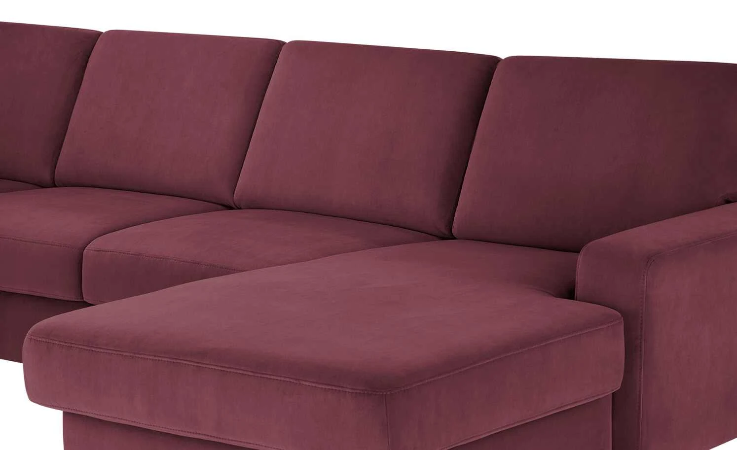meinSofa Wohnlandschaft Jana | Beere (Lila-Rot) links ohne 4 meinSofa Wohnlandschaft Jana | Beere (Lila-Rot) links ohne – Bild 2
