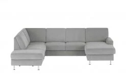 meinSofa Wohnlandschaft Jana | Silver (Hellgrau) links ohne