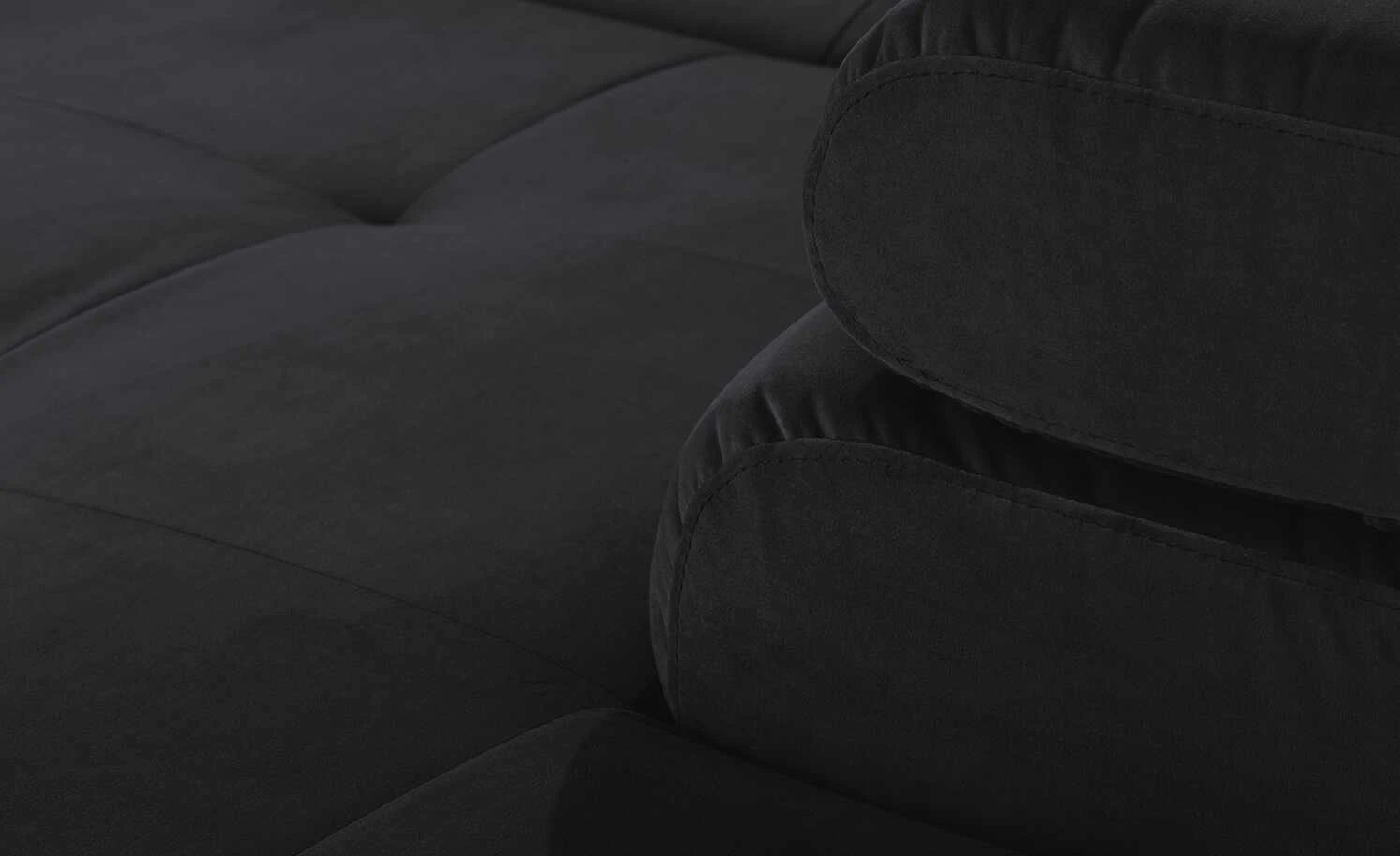 Gallery M Ecksofa Felicia Due | Black (Schwarz) rechts Grundfunktion 12 Gallery M Ecksofa Felicia Due | Black (Schwarz) rechts Grundfunktion – Bild 10