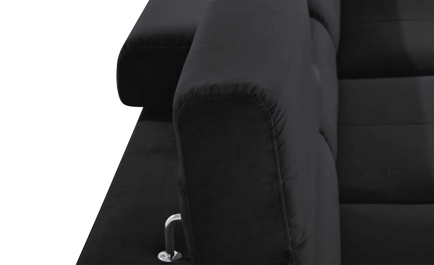 Gallery M Ecksofa Felicia Due | Black (Schwarz) rechts Grundfunktion 15 Gallery M Ecksofa Felicia Due | Black (Schwarz) rechts Grundfunktion – Bild 13