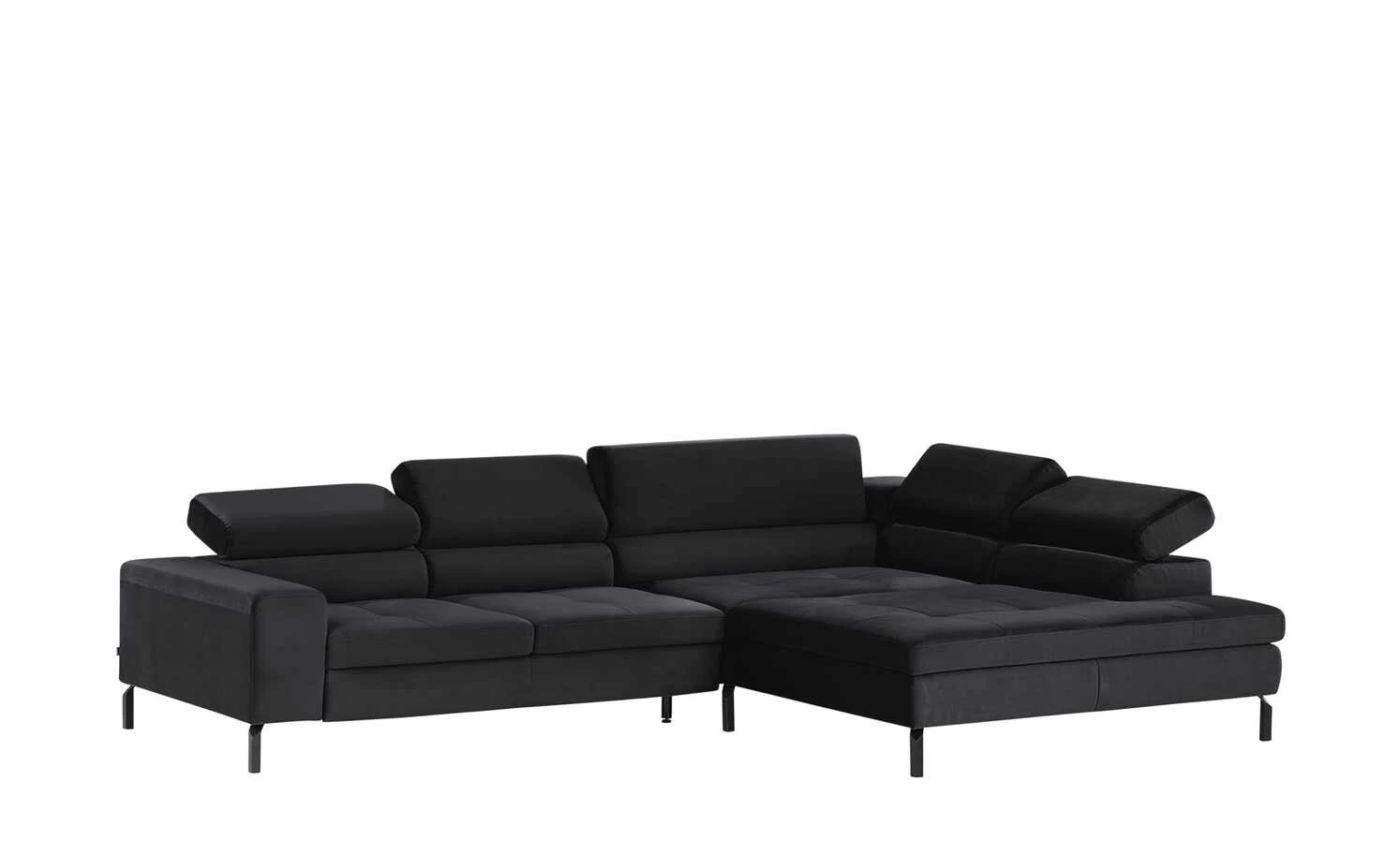 Gallery M Ecksofa Felicia Due | Black (Schwarz) rechts Grundfunktion 4 Gallery M Ecksofa Felicia Due | Black (Schwarz) rechts Grundfunktion – Bild 2