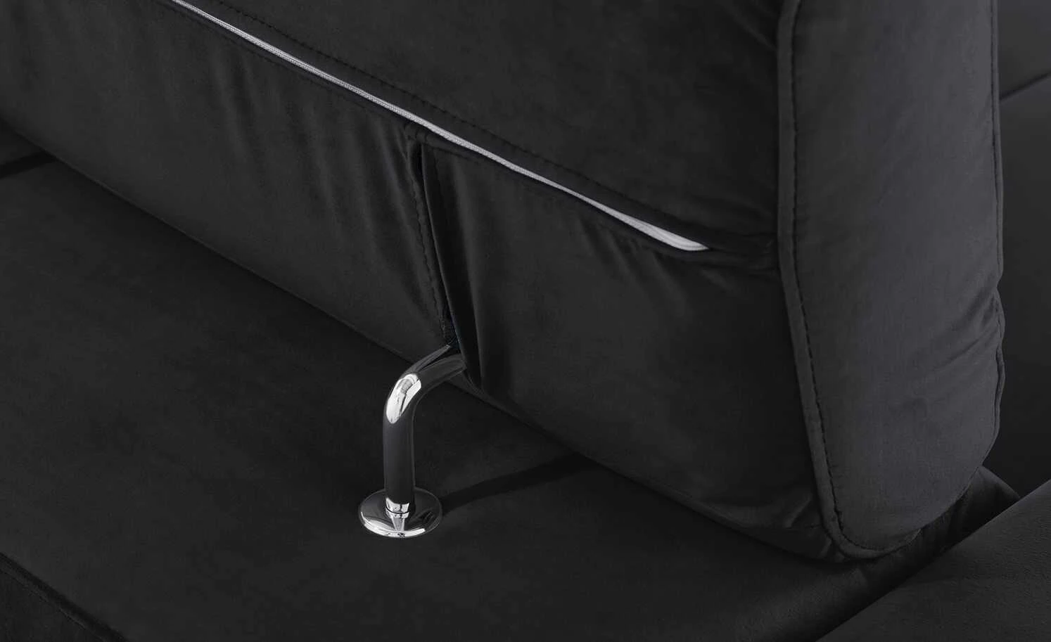 Gallery M Ecksofa Felicia Due | Black (Schwarz) rechts Grundfunktion 6 Gallery M Ecksofa Felicia Due | Black (Schwarz) rechts Grundfunktion – Bild 4