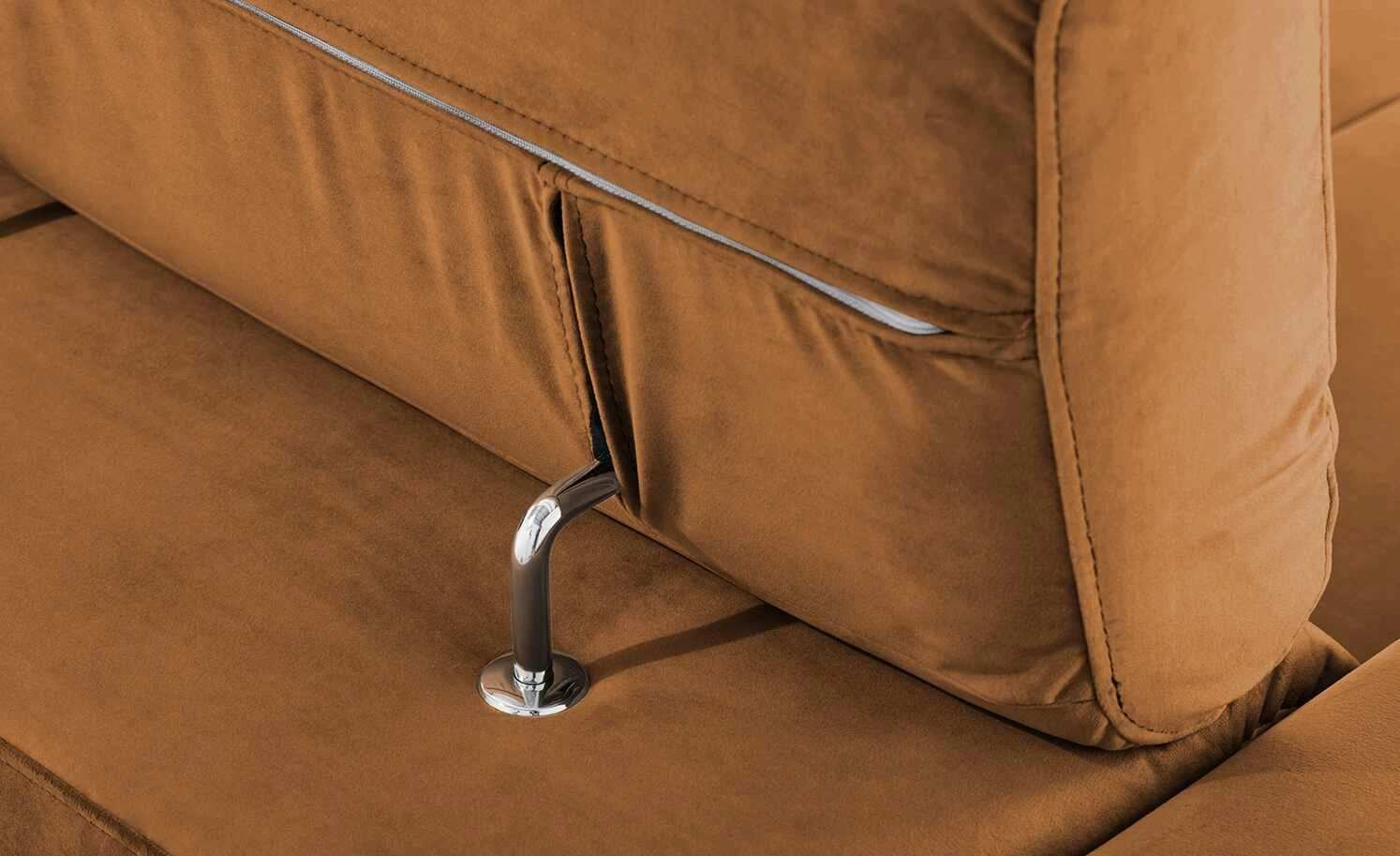 Gallery M Ecksofa Felicia Due | Kupfer (Braun) rechts Grundfunktion 7 Gallery M Ecksofa Felicia Due | Kupfer (Braun) rechts Grundfunktion – Bild 5