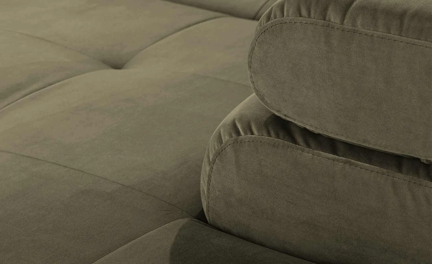 Gallery M Ecksofa Felicia Due | Oliv (Grün-Grau) rechts Grundfunktion 12 Gallery M Ecksofa Felicia Due | Oliv (Grün-Grau) rechts Grundfunktion – Bild 10