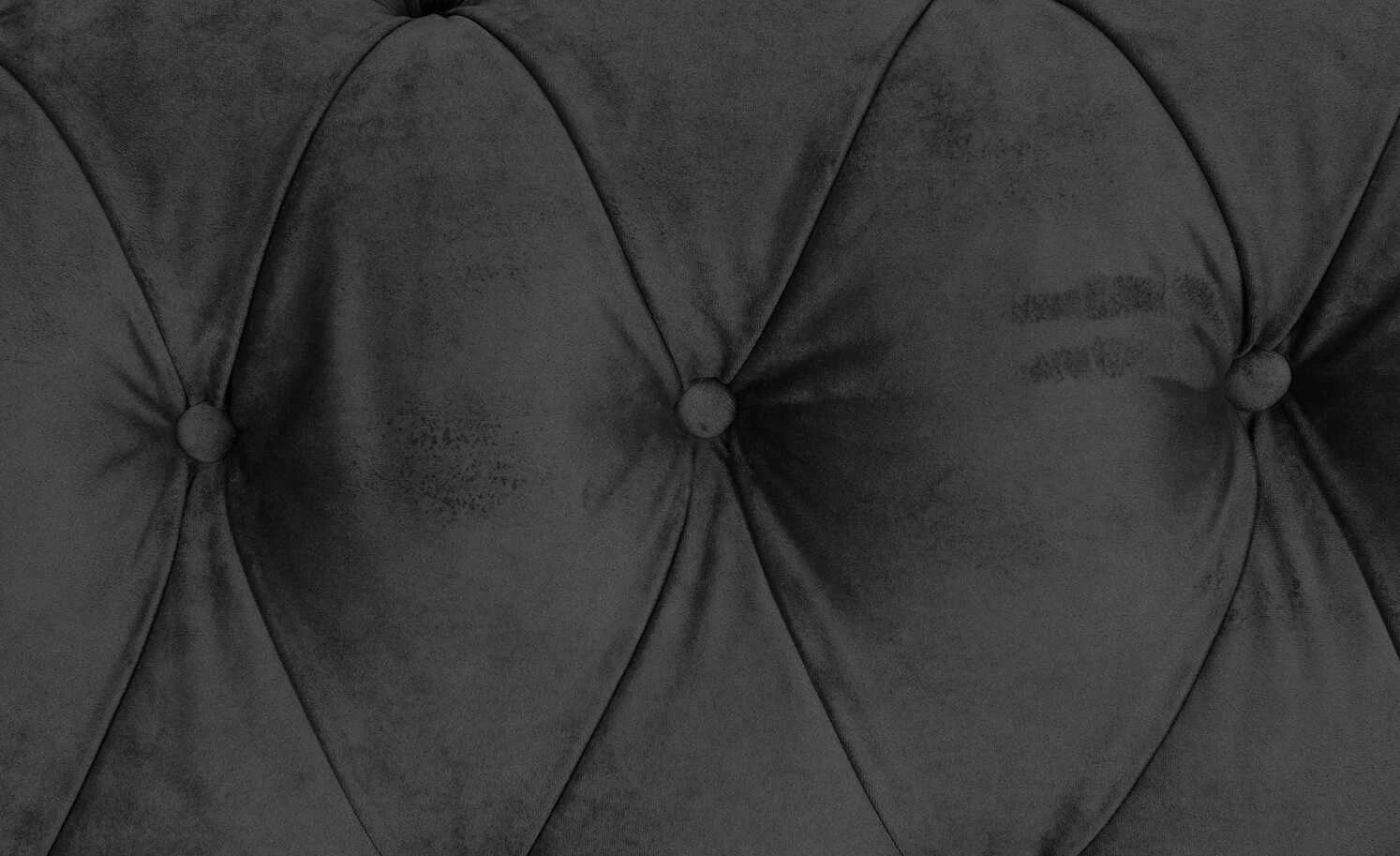 SOHO Einzelsofa Churchill | Schwarz 2,5 5 SOHO Einzelsofa Churchill | Schwarz 2,5 – Bild 3