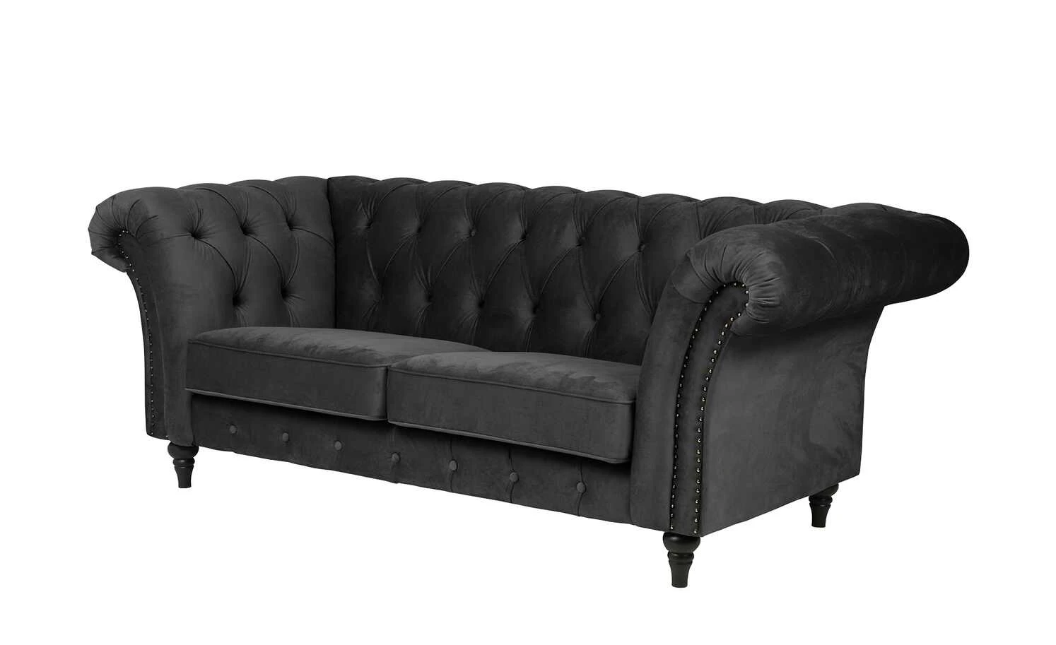 SOHO Einzelsofa Churchill | Schwarz 2,5 9 SOHO Einzelsofa Churchill | Schwarz 2,5 – Bild 7