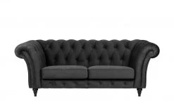 SOHO Einzelsofa Churchill | Schwarz 2,5