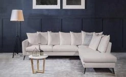 SOHO Ecksofa Salma | Grau rechts