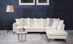 SOHO Ecksofa Salma | Hellbeige rechts