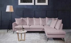 SOHO Ecksofa Salma | Pink (hell) rechts