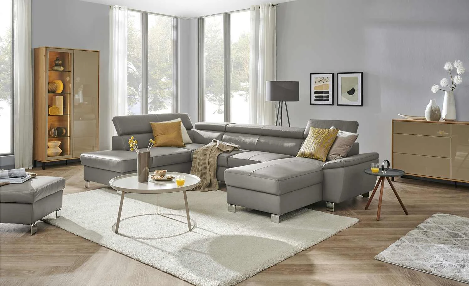 uno Wohnlandschaft Avola | Schlamm (Braun-Grau) links Grundfunktion 3 uno Wohnlandschaft Avola | Schlamm (Braun-Grau) links Grundfunktion