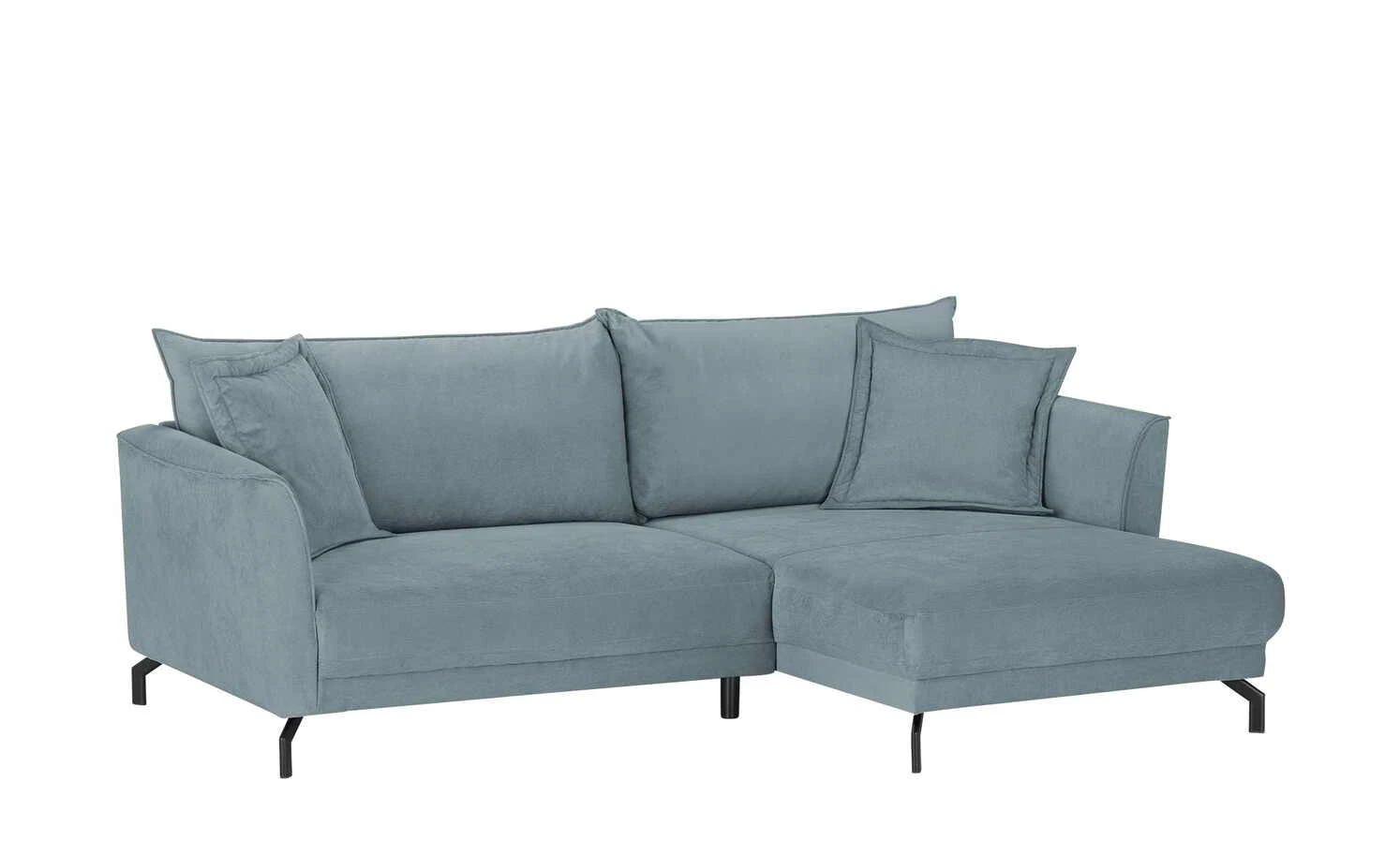 bobb Ecksofa Yolanda | Blaugrau rechts Mikrofaser 5 bobb Ecksofa Yolanda | Blaugrau rechts Mikrofaser – Bild 3
