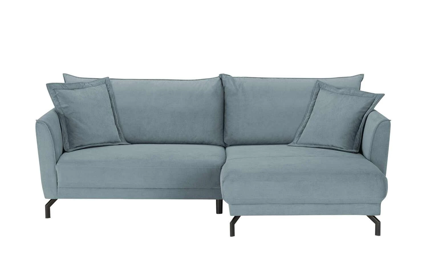 bobb Ecksofa Yolanda | Blaugrau rechts Mikrofaser 4 bobb Ecksofa Yolanda | Blaugrau rechts Mikrofaser – Bild 2