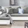 Ecksofa mit Beleuchtung Emma | Weiß/ Hellgrau links -Sofas Verkaufsladen 29405896 8 202209150030