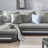 Ecksofa mit Beleuchtung Emma | Schwarz/ Hellgrau links -Sofas Verkaufsladen 29405897 1 202209150030