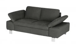 smart Sofa Finola | 2 Schwarz Mikrofaser -Sofas Verkaufsladen 29405996 5 202209131234