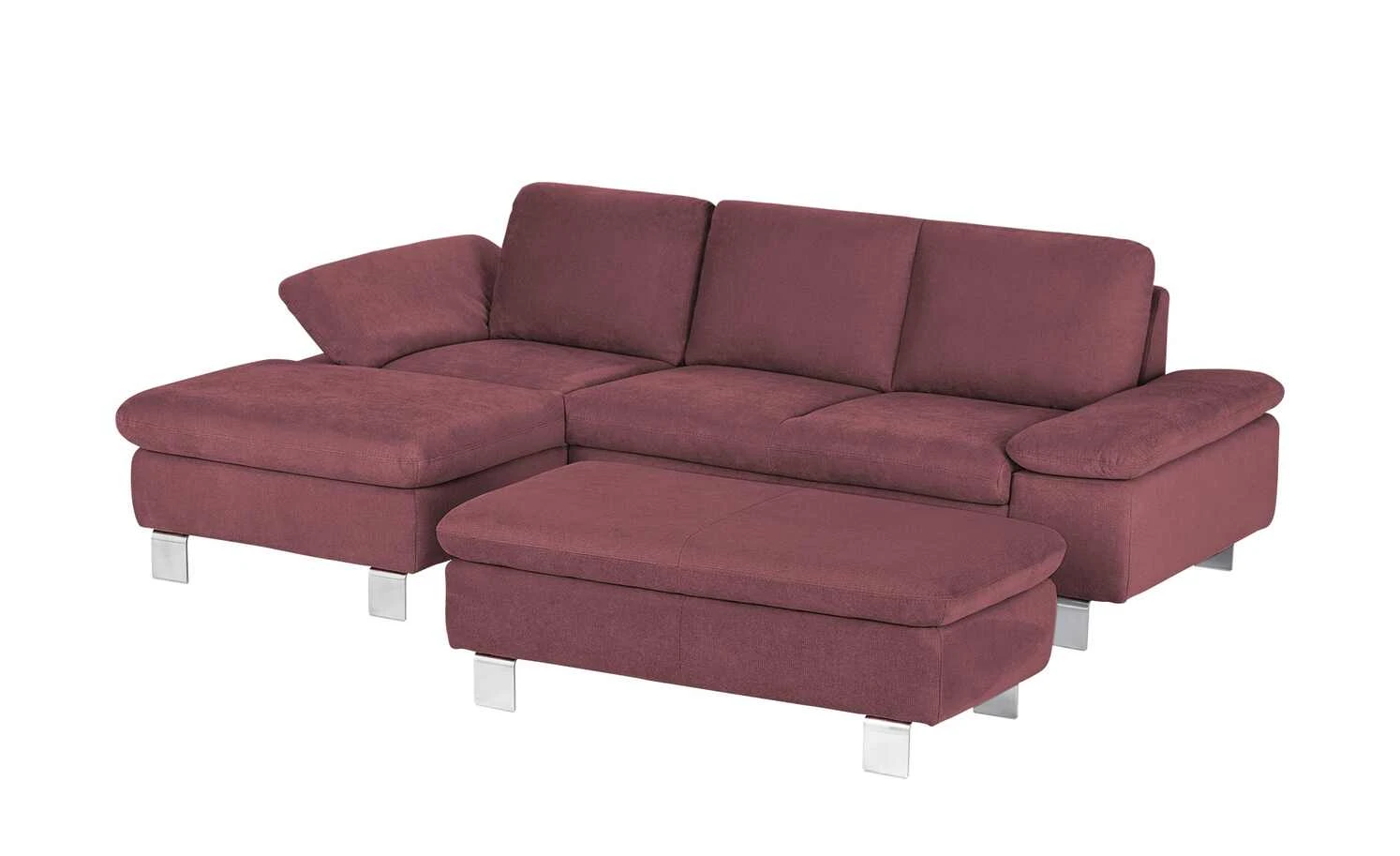 smart Ecksofa Finola | Bordoeux (Rot) Mikrofaser links 12 smart Ecksofa Finola | Bordoeux (Rot) Mikrofaser links – Bild 10