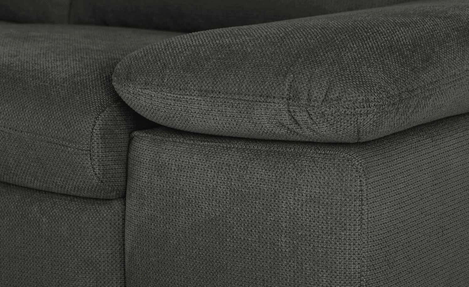 smart Ecksofa Finola | Schwarz Mikrofaser links 11 smart Ecksofa Finola | Schwarz Mikrofaser links – Bild 9