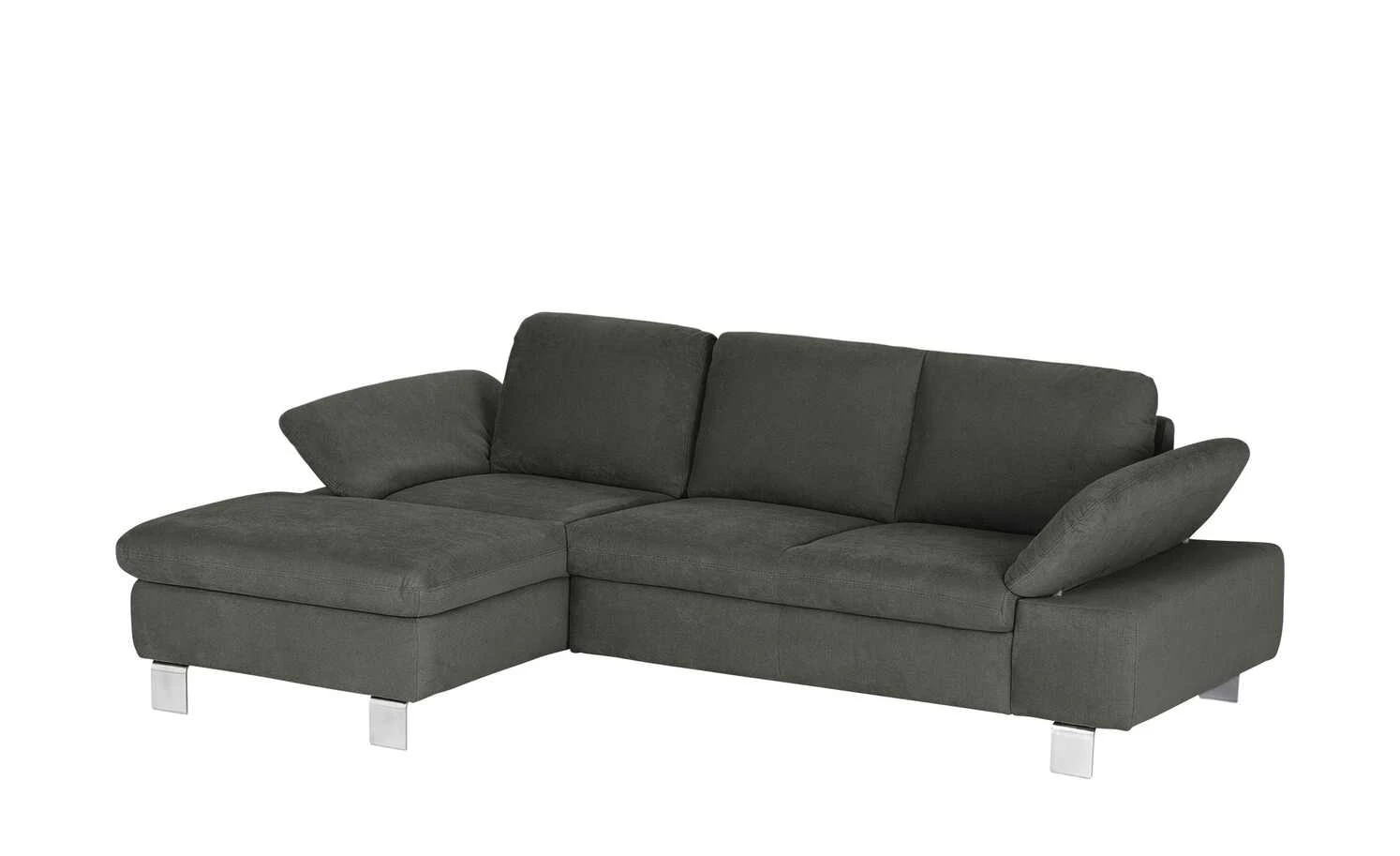 smart Ecksofa Finola | Schwarz Mikrofaser links 12 smart Ecksofa Finola | Schwarz Mikrofaser links – Bild 10
