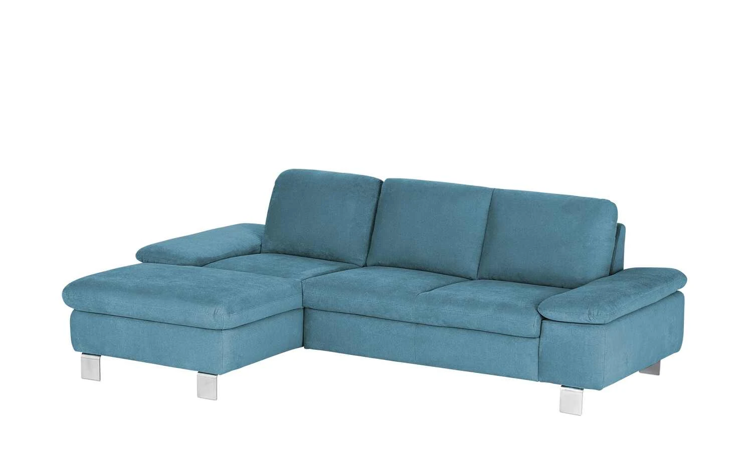smart Ecksofa Finola | Blau Mikrofaser links 4 smart Ecksofa Finola | Blau Mikrofaser links – Bild 2
