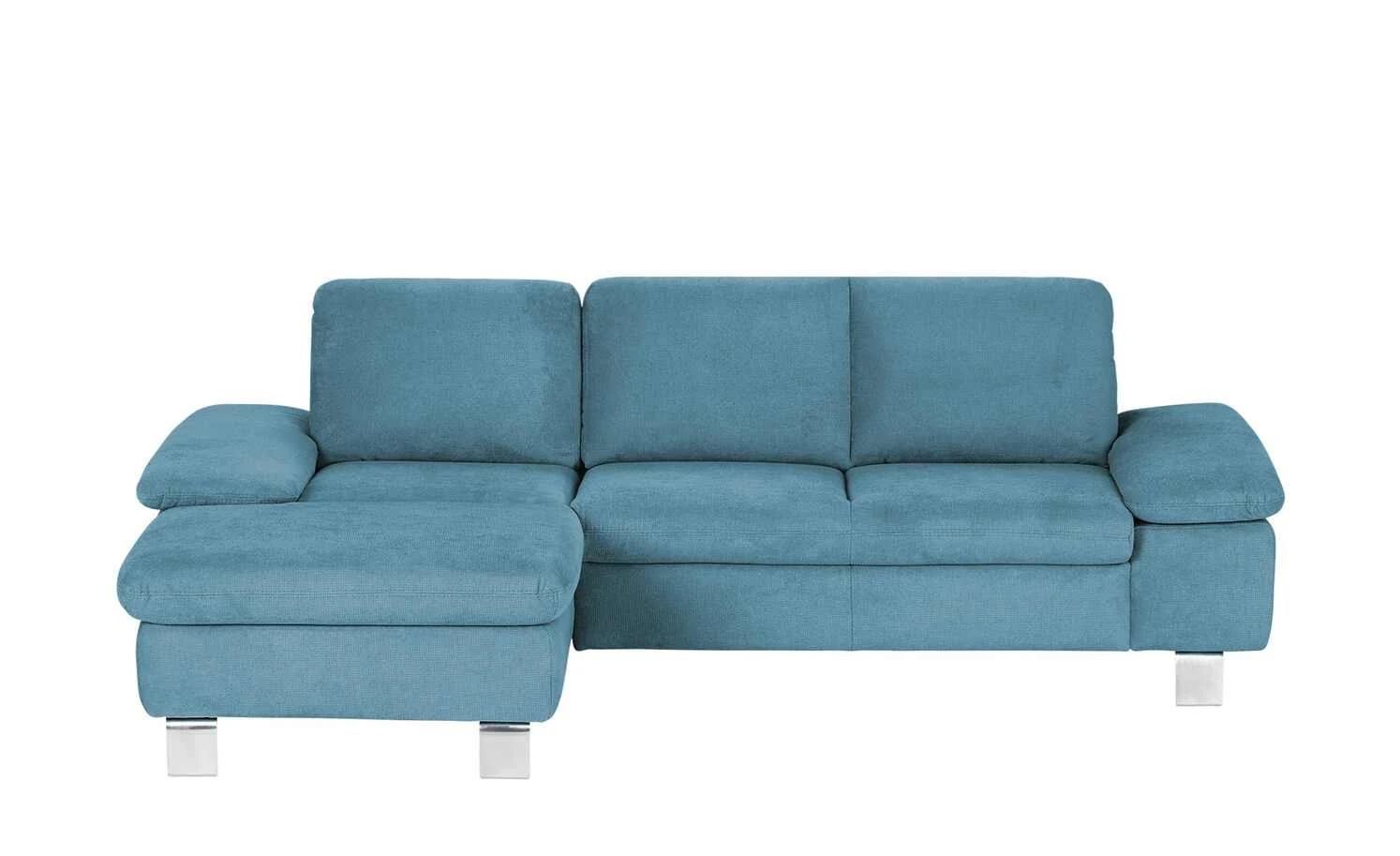 smart Ecksofa Finola | Blau Mikrofaser links 3 smart Ecksofa Finola | Blau Mikrofaser links